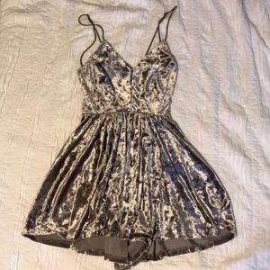 Urban Outfitters Velvet Romper